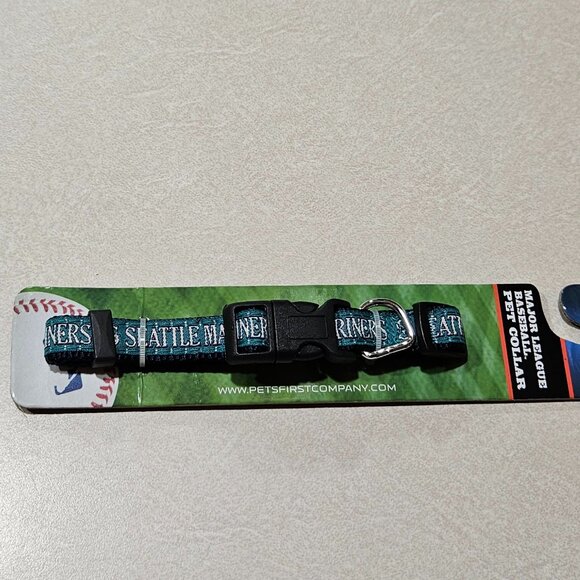 Dog Collar Size M MLB Seattle Mariners - Picture 1 of 8